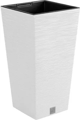 Produktbild von Prosperplast 11l Furu Collection 26.5x26.5x50 Cm Blumentopf Silber Silber One Size