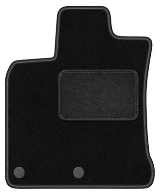 Image de Tapis conducteur en moquette pour Nissan Qashqai I J10 2006-2013 (crossover) – 1 pièce, noir, sur mesure – Wielganizator LUX