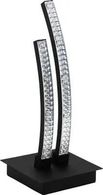 Zdjęcie produktu dla Eglo 99804 LEJIAS lampa stołowa LED 8W czarny przezroczysty ciepły biały