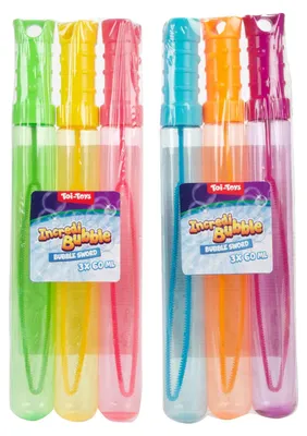 Produktbild von Toi-toys Incredibubble Seifenblasenschwert 60ml, 3 Stk.