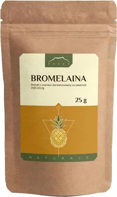 Productafbeelding van Nanga Bromelaïne, ananasextract, 2500 GDU/g, poeder, 25 gram