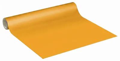 Image de Rouleau d'autocollants en vinyle imperméables (vendu au mètre) – Autocollants lavables pour la cuisine, les meubles, les armoires, les portes – 60 cm x 8 m – Jaune moutarde