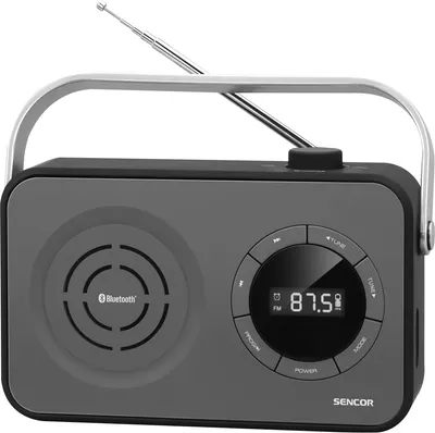 Obrázok produktu pre SENCOR SRD 3200 B Prenosný PLL FM rádioprijímač s BT, USB, Micro SD a AUX
