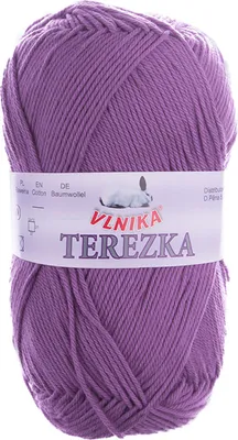 Strickgarn TEREZKA 100% Baumwolle, flieder