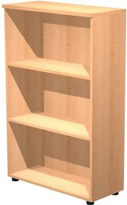 Productafbeelding van Artexport open wandplank met twee planken, verstelbaar, 22 mm dik, met een achterwand van beuken