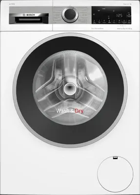 Obrázek produktu pro Bosch Serie 6 WNG244A0ES, Přední plnění, Stojací, Bílá, Levý, Bílá, Bílá