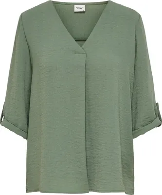 Produktbild von Damen JDY Lange Hemd Bluse 3/4 Ärmel JDYDIVYA Freizeit Tunika | 40