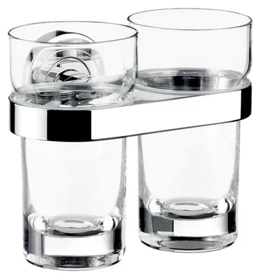 Immagine prodotto di emco polo porte-verre double, verre cristal clair, chromé, 072500100, 072500100