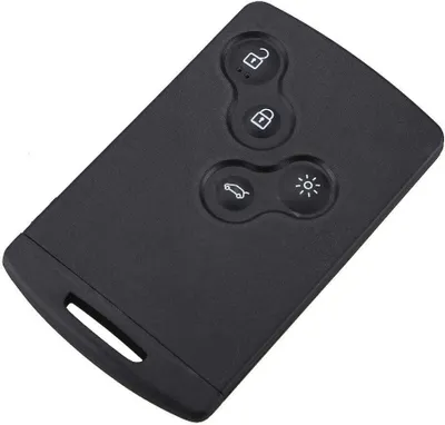 Immagine prodotto di Custodia Smartcard per Chiave, 4 Pulsanti, Techstar, Compatibile con Renault Megane III, Scenic, Laguna III, Clio, Captur