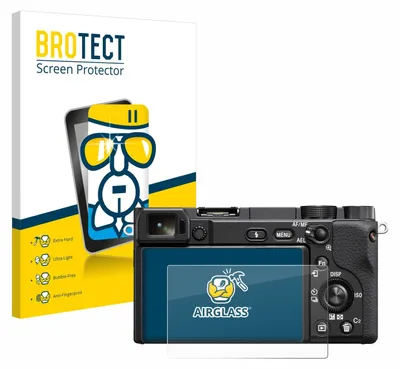 Produktbild von BROTECT Schutzglas für Sony Alpha 6400 / 6400A Schutzfolie Panzer Folie Glas Display Schutz klar