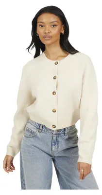 Immagine prodotto di Brave Soul - Cardigan da donna, maglia jersey, modello Jersey WH409 (M) (colore pietra)