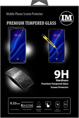 Produktbild von cofi1453® 5D Schutz Glas kompatibel mit HUAWEI P30 Curved Schutz Folie Vollständig Klebend und Abdeckung