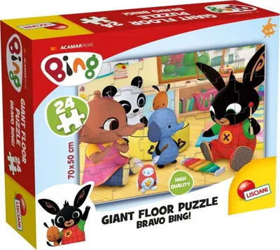 Immagine prodotto di Solo intrattenimento Bing pavimento puzzle 24 pezzi buono così Bing (24) (U) OFFERTA