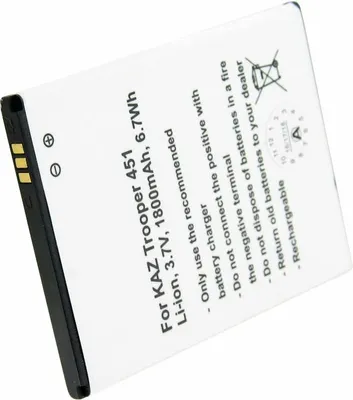 Produktbild von Akku passend für Kazam Trooper 451, TR4501 3,7 Volt 1800mAh