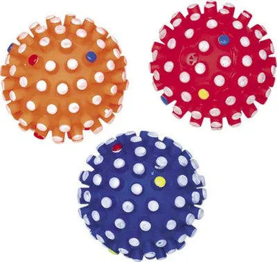Immagine prodotto di Nobby Vinyl Pallone a Noppine "CLASSIC" con Squeaker assortiti colori Ø 6 cm