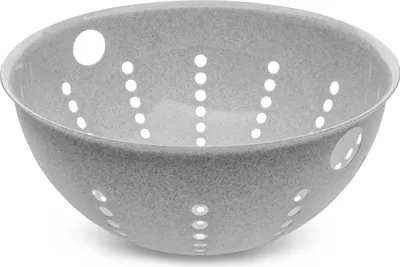 Image de Koziol Palsby L Seihe, passoire, égouttoir, passoire de cuisine, bol à tamis, plastique, Organic Grey, 5 L, 3808670