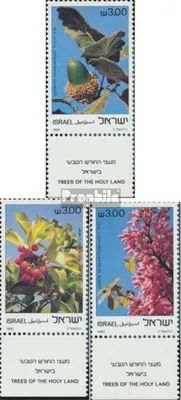 Produktbild von Briefmarken Israel 1981 Mi 868-870 mit Tab (kompl.Ausg.) postfrisch Bäume des Heiligen Landes
