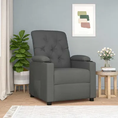 Produktbild von vidaXL Relaxsessel Dunkelgrau Stoff