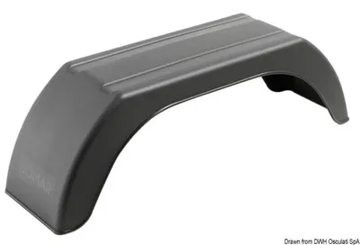 Image de Garde-boue p. roues 8", Moplen , 1 pièce
