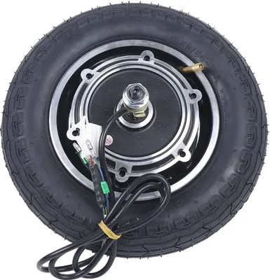 Produktbild von 10 Zoll Universell Elektroroller Nabenmotor Motor E-Scooter Bürstenlos Anti-Rutsch-Reifen für Elektrofahrrad, Elektroroller, Scooter, Faltrad 36V 350W