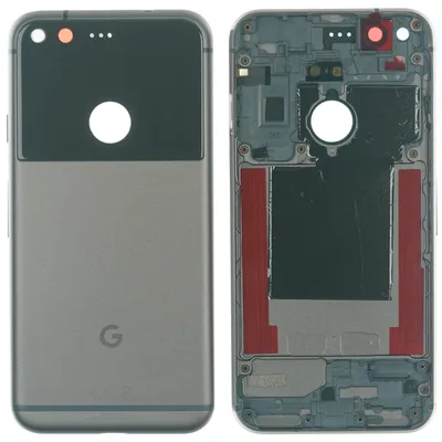 Produktbild von Google Pixel Backcover + Kameraglas, Schwarz