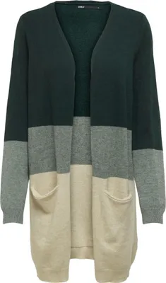 Produktbild von ONLY Lange Strickjacke mit Taschen Knitted Cardigan Langarm Basic ONLQUEEN Größe: 38