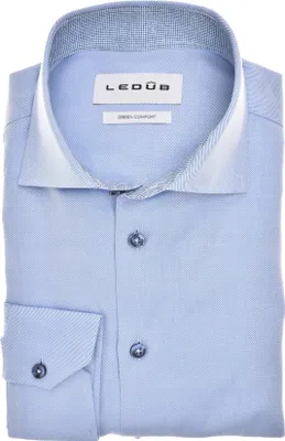 Produktbild von Ledub Modern-Fit neues Businesshemd blau