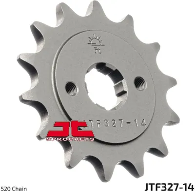 Produktbild von Ritzel 14 Zähne Teilung 520 Typ JTF327 für Honda CRF 125 230 / CRM NSR VT XL 125 / XR 250 R / Kymco Mxer MXU 50