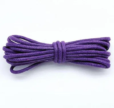 Produktbild von Kurze Baumwollschlauchbänder 2 Meter lang - Festes Schlauchband 2,5 mm Ø - Haltbare Schlauchbänder - Schlauchbänder für Wanderschuhe - Wetterbeständige Schlauchbänder - Für elegante Wanderschuhe und Trekkingstiefel.