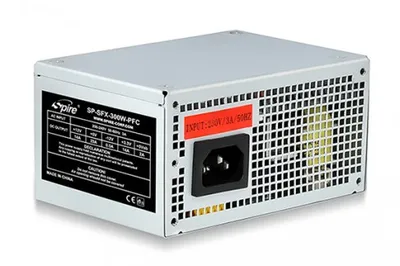 Produktbild von Spire SP-SFX-300W-PFC, 300 W, 200 - 240 V, 50 - 60 Hz, +12V1,+3.3V,+5V,+5Vsb,-12V, Aktiv, 117 W
