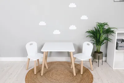 Immagine prodotto di Tavolo in legno FreeOn con sedie Athena bianco