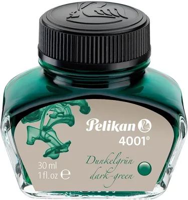 Produktbild von Tinte für Füllhalter 4001 30ml dunkelgrün Packung mit 6 Stück