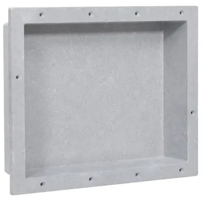 Image de Niche de douche gris mat 41x51x10 cm