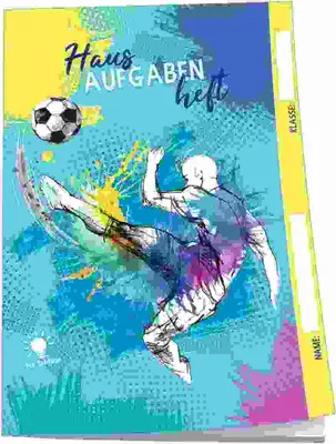 Produktbild von Hausaufgabenheft A5 für Schlaue Fussball, 96 Seiten,, Trötsch