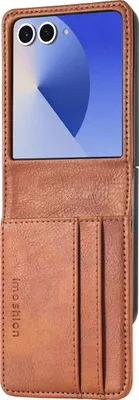 Zdjęcie produktu dla imoshion Luxe Bookcase dla Samsung Galaxy Z Flip 7 - brązowy