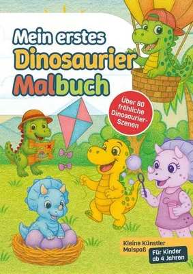 Produktbild von Mein erstes Dinosaurier-Malbuch
