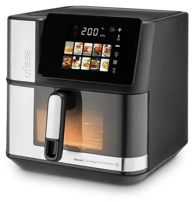 Heißluftfritteuse 8,8 l, 2200 W, Air Pulse 360°, Touchdisplay, 10 Programme