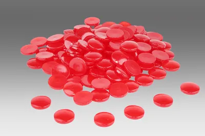 Produktbild von Muggelsteine rot (100 Stück)