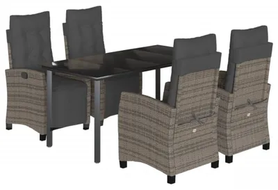 Image de Canapé lounge - Banc de jardin - Ensemble lounge - Mobilier de jardin - Canapé d'extérieur - Rotin synthétique (PE)