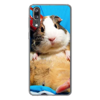 Produktbild von MuchoWow® Handyhülle Schutzhülle Hülle für Huawei P20 Meerschweinchen - Lustig - Krone - Kinder - Jungen - Mädchen - Kind Silikon Softcase Handy Hülle - Hardcover