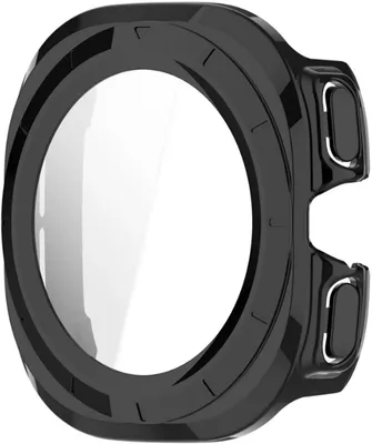 Obrázek produktu pro Ochranné sklo na displej chytrých hodinek – vhodné pro Samsung Galaxy Watch Ultra – 47 mm – tvrzený plast – 1 kus – černá barva