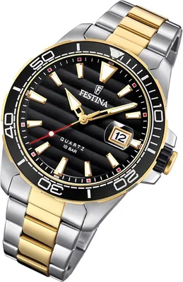 Image de Festina Montre Homme Prestige F20362/2 Montre en acier inoxydable argenté et doré UF20362/2