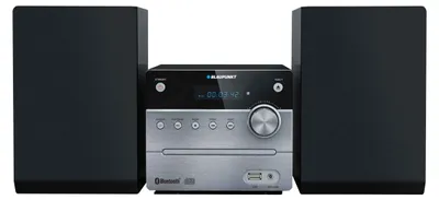 Obrázok produktu pre Blaupunkt MS12BT, Domáci audio mikrosystém, Čierna, 5 W, FM, PLL, LED, 3,5 mm