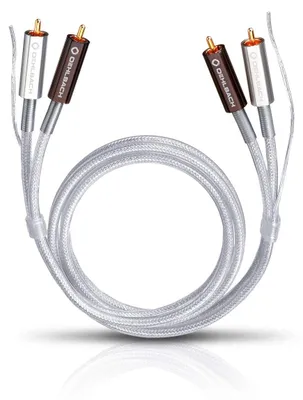 Zdjęcie produktu dla OEHLBACH 2600, Męska, 2 x RCA, Męska, 0,5 m, Biały