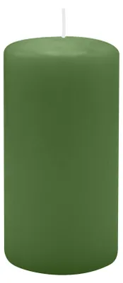 Produktbild von Stumpenkerzen 100 x Ø 60 mm, Grün, 12 Stück