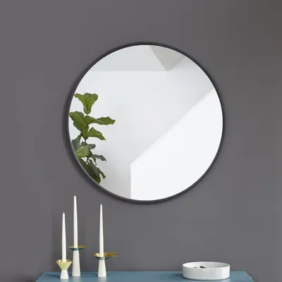 Obrázek produktu pro Umbra 1008243-040, Kulatý, Rám, Guma, Černá