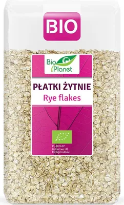 PŁATKI ŻYTNIE BIO 600 g - BIO PLANET