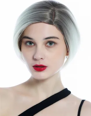 Produktbild von WIG ME UP Perücke kurz glatt Scheitel Hellbraun in Platinblond Ombre SZL0581-12T613
