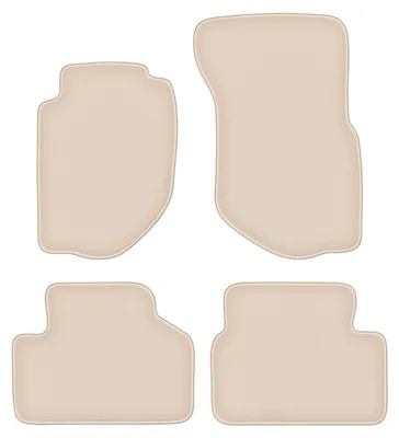Produktbild von DURBAN Beige Velours-Fußmatten-Set für Volvo V90 I Kombi (1997-1998)