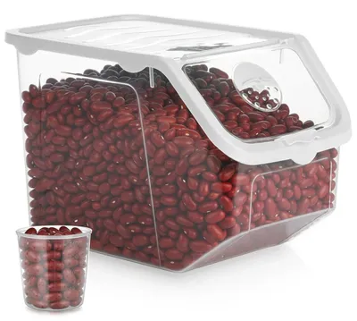 Zdjęcie produktu dla Pojemnik do przechowywania warzyw, 12 l, przezroczysty z pokrywką